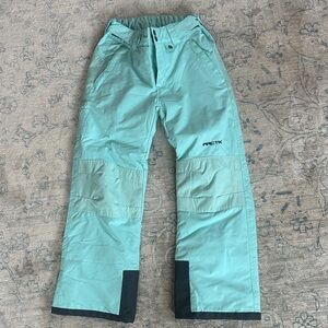 Arctix LIKE NEW Kids Girls Teal Aqua Reinforced Snow Ski Pants Size Medium